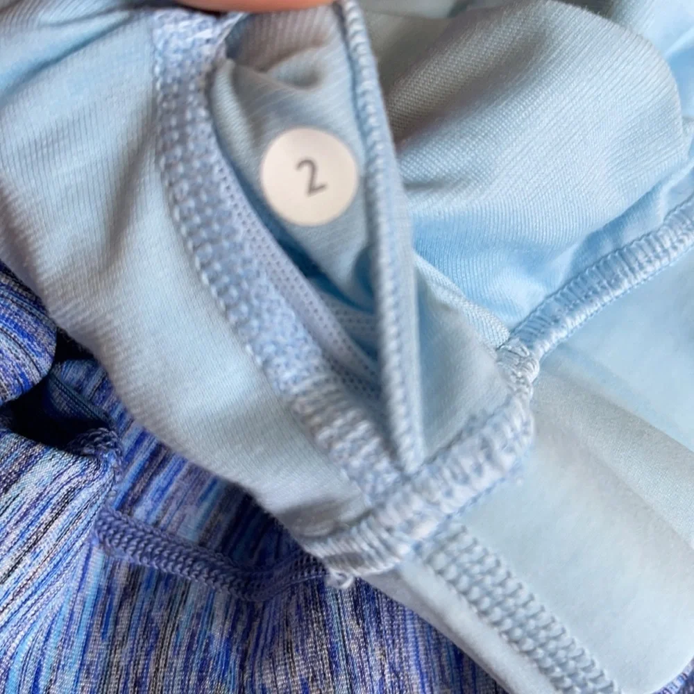 Lululemon Space Dye Caspian Blue Enhearten Tank